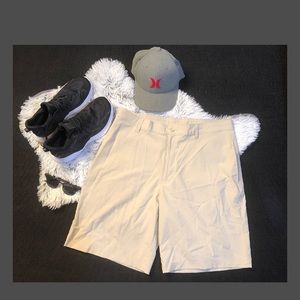 Size 36 khaki color Champion shorts